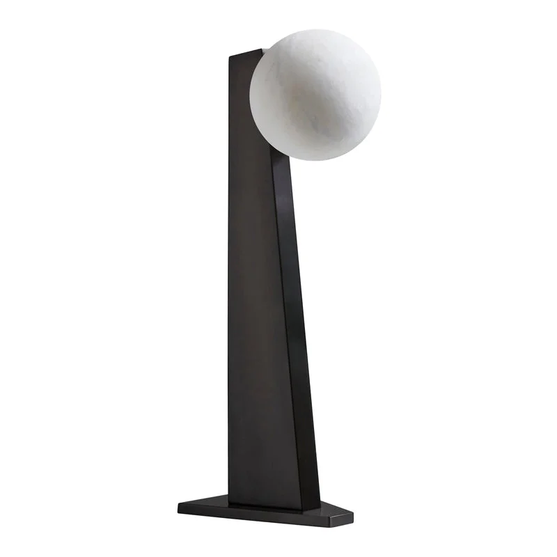 Glass Globe Table Lamp | Black | CLORB0281L