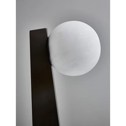 Glass Globe Table Lamp | Black | CLORB0281L