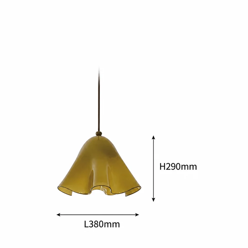 Hand-Blown Glass Pendant | CLHBG074