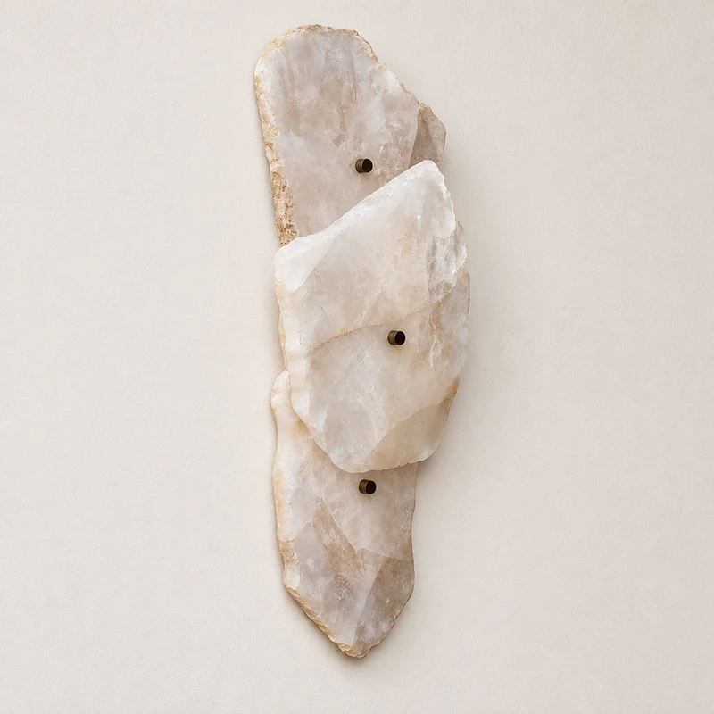 Raw Stone Wall Sconce | CLRMBL029