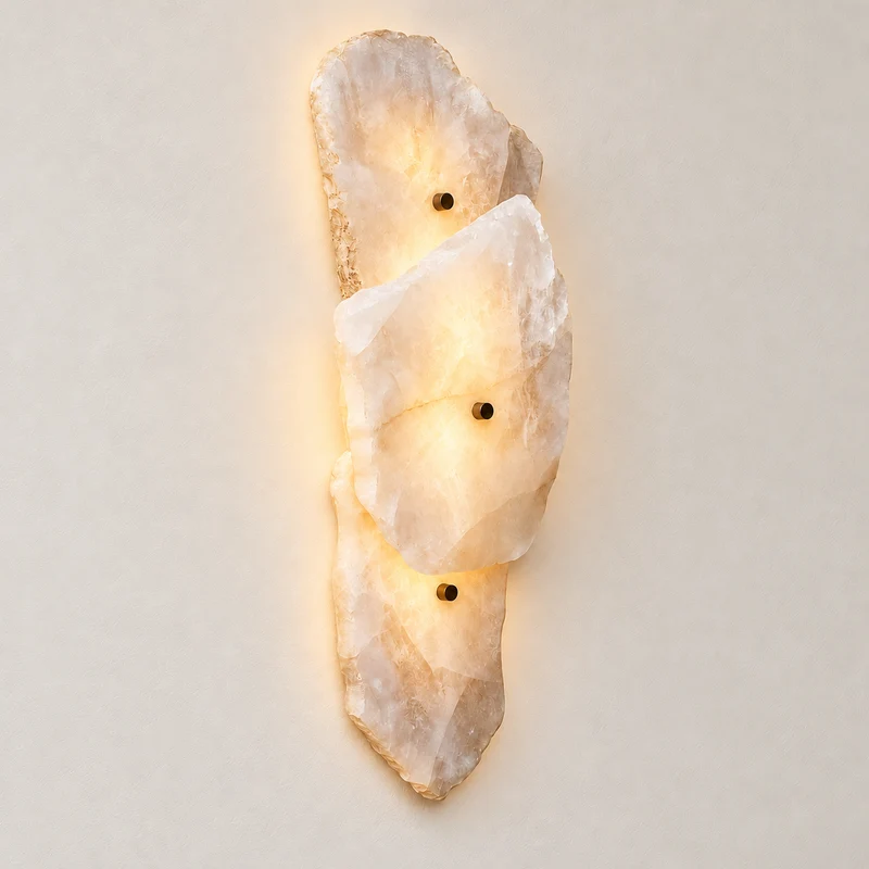 Raw Stone Wall Sconce | CLRMBL029