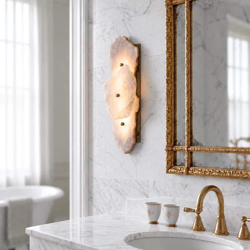 Raw Stone Wall Sconce | CLRMBL029