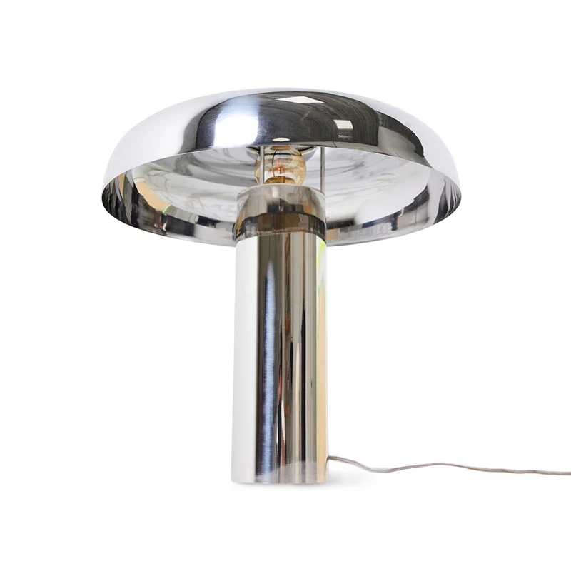 Lampe Tischlampe Mushroom chrome HK Living