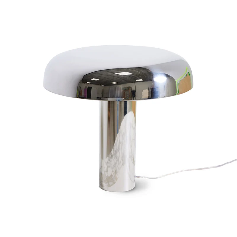 Lampe Tischlampe Mushroom chrome HK Living