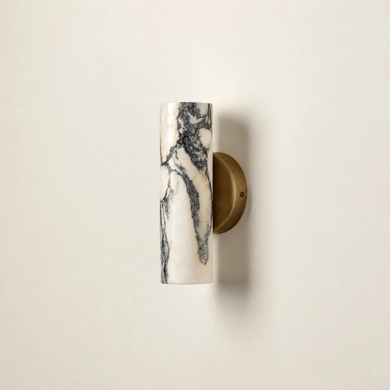 Marble Cylinder Wall Sconce | CLJR025D