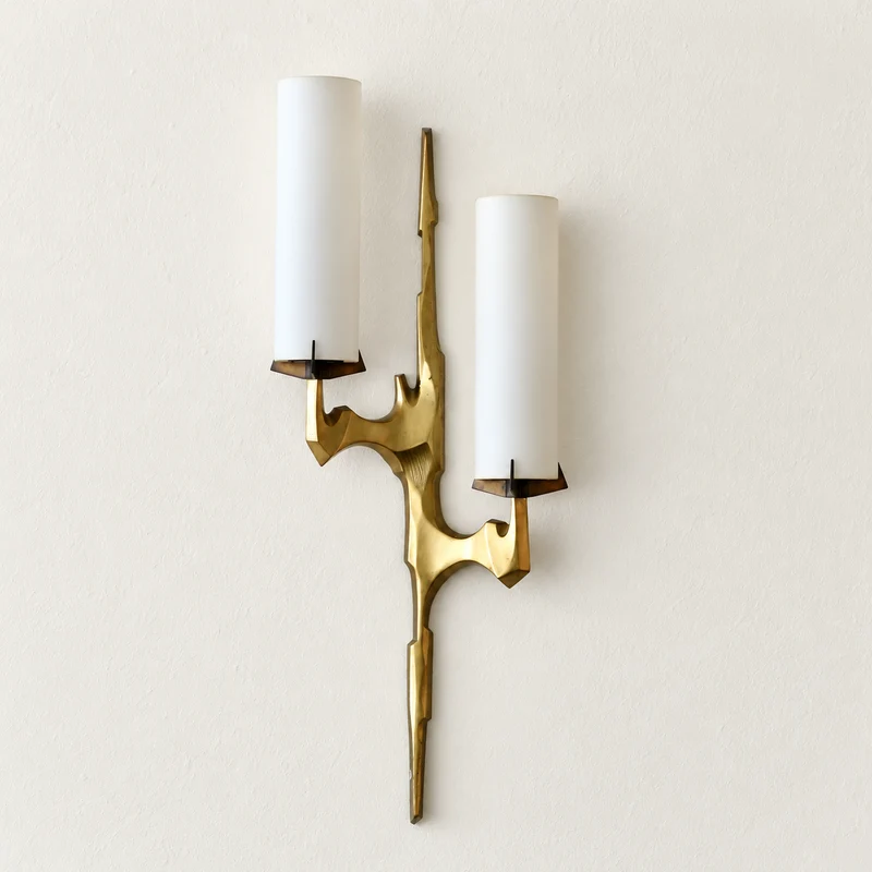 Brass & Glass Wall Sconce | CLHGT0555