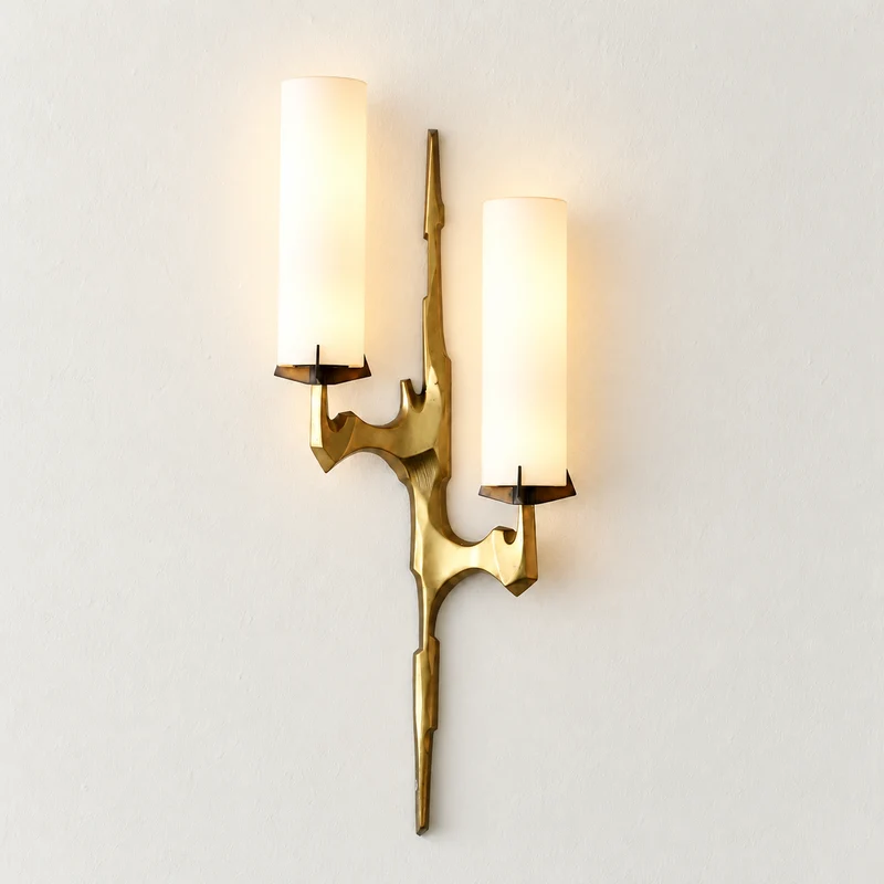 Brass & Glass Wall Sconce | CLHGT0555