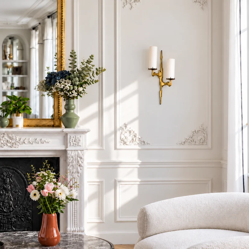 Brass & Glass Wall Sconce | CLHGT0555