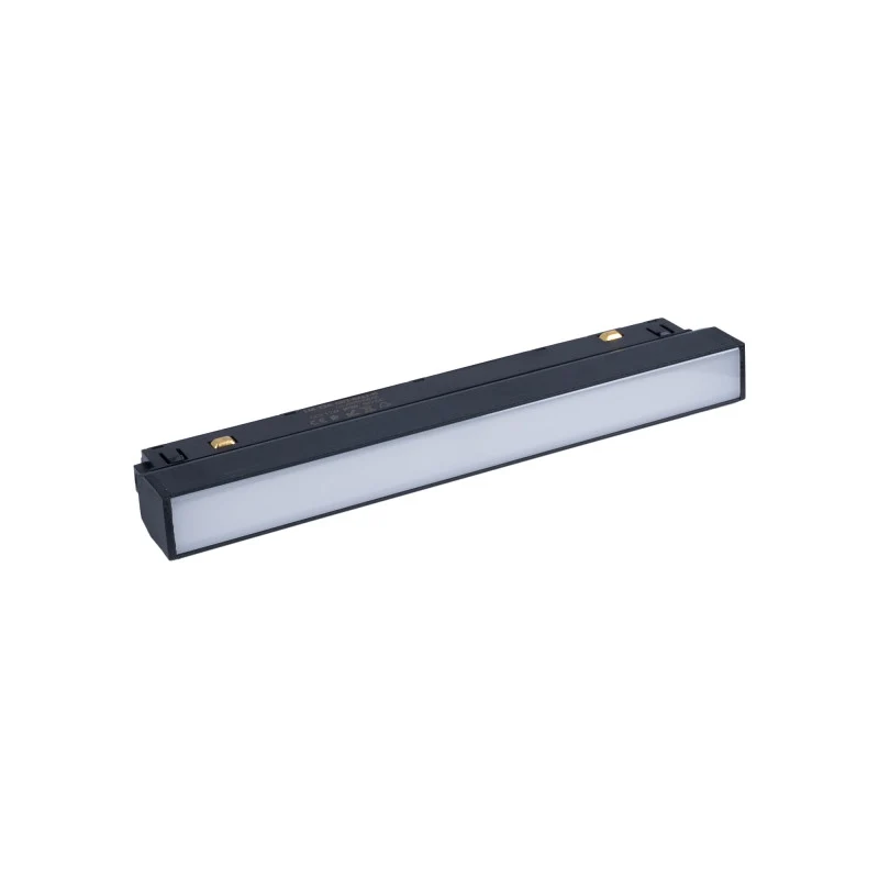 Trano 48V CCT Magnet Schienenleuchte 12W/20W dimmbar – DALI‑2, 2700‑6000K, 120° Winkel, Aluminium, Opaler Diffusor, UGR22, Schwarz