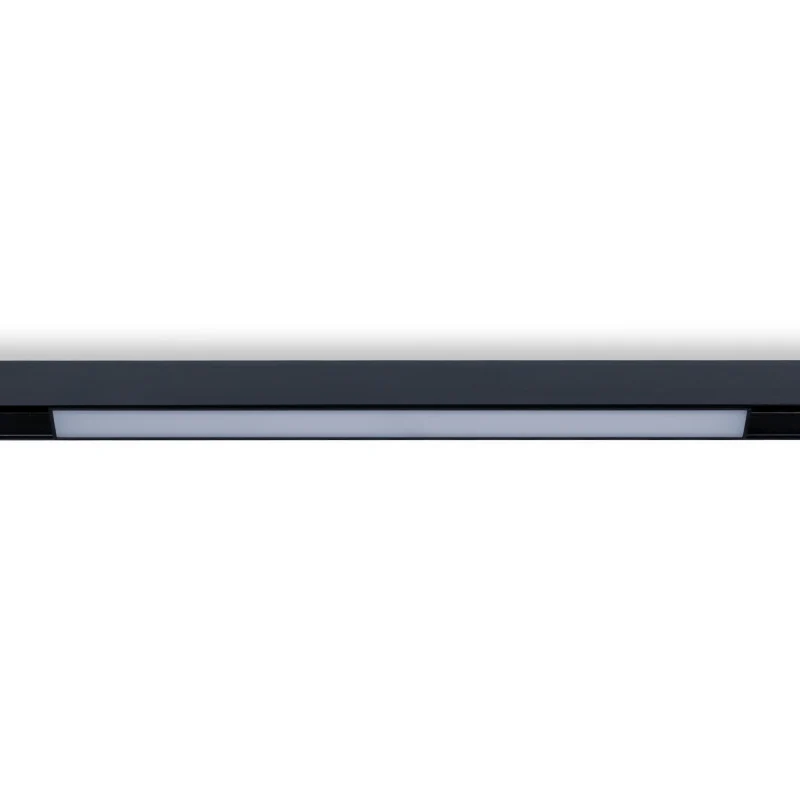 Trano 48V CCT Magnet Schienenleuchte 12W/20W dimmbar – DALI‑2, 2700‑6000K, 120° Winkel, Aluminium, Opaler Diffusor, UGR22, Schwarz
