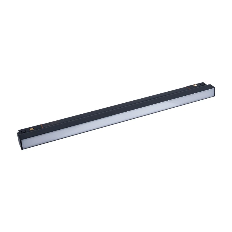 Trano 48V CCT Magnet Schienenleuchte 12W/20W dimmbar – DALI‑2, 2700‑6000K, 120° Winkel, Aluminium, Opaler Diffusor, UGR22, Schwarz