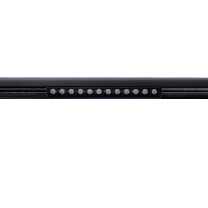 Trano 48V Magnet Schienensystem LED CCT Leuchte 12W/20W DALI‑2 dimmbar UGR18 – 2700‑6000K, 24° Spot, Aluminium, CE/ROHS