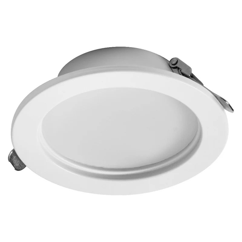 OSRAM LED Downlight Einbaustrahler Bad Set IP44 Slim 120 mm 8W Metall Weiß ⌀95 mm