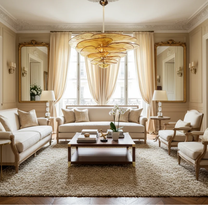 Fiore Chandelier | Amber Glass | CLZL896620A