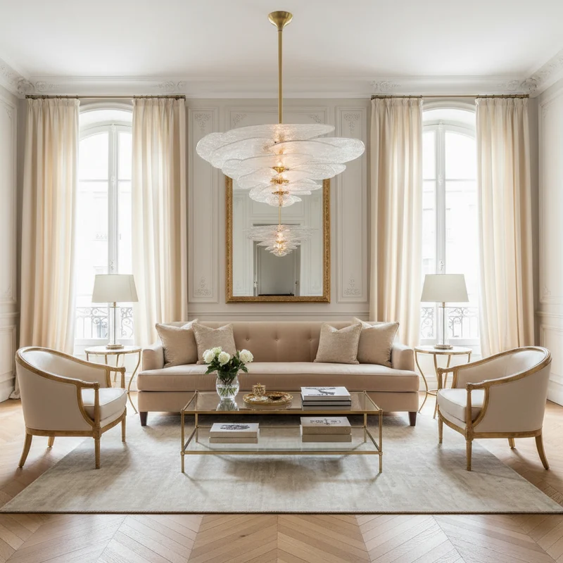 Fiore Chandelier | Clear Glass | CLZL896620C
