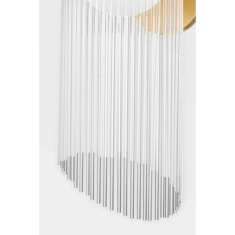 Cascading Glass Chandelier | 12-Light Brass | CLPOP014