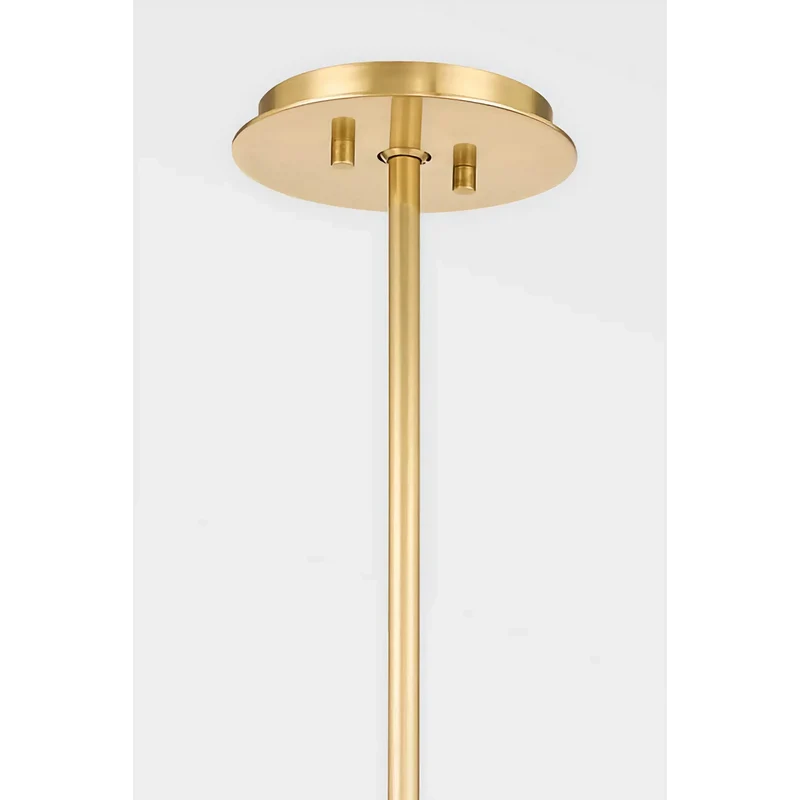 Cascading Glass Chandelier | 12-Light Brass | CLPOP014