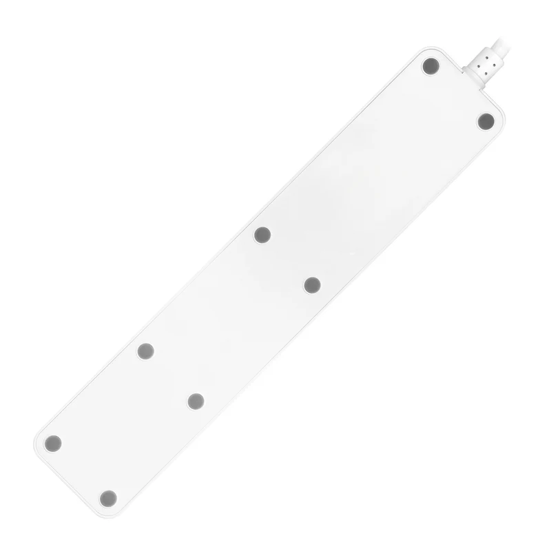 Trano Smart Wi-Fi Steckdosenleiste 3x Schuko 3680W, 3x USB A+C 2,4A, Energiezähler, Alexa/Google kompatibel, Weiß, 1,8m Kabel