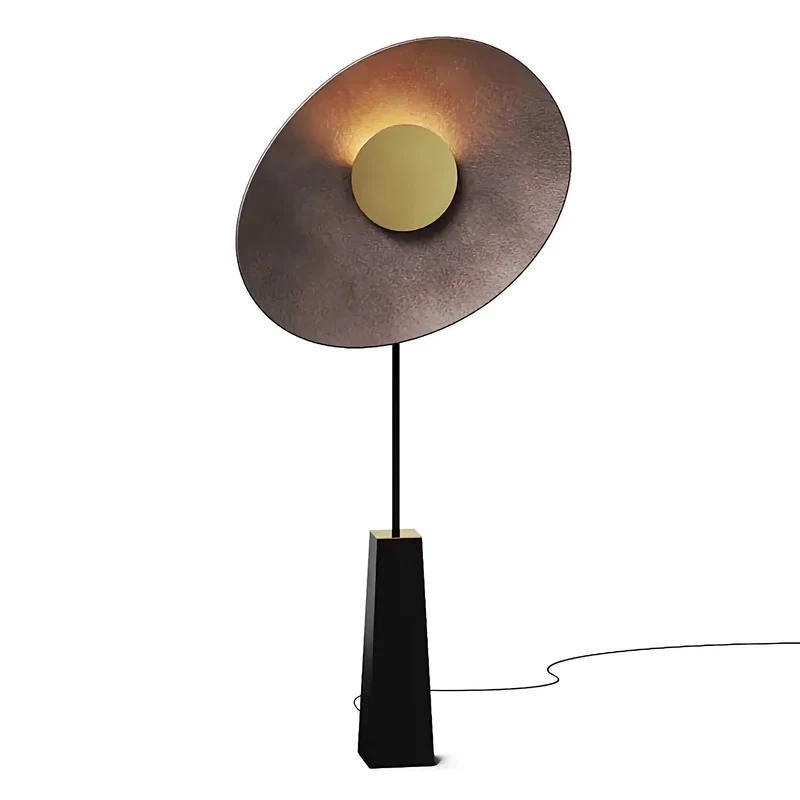 Island Bronze Disc Floor Lamp | CLBZX02
