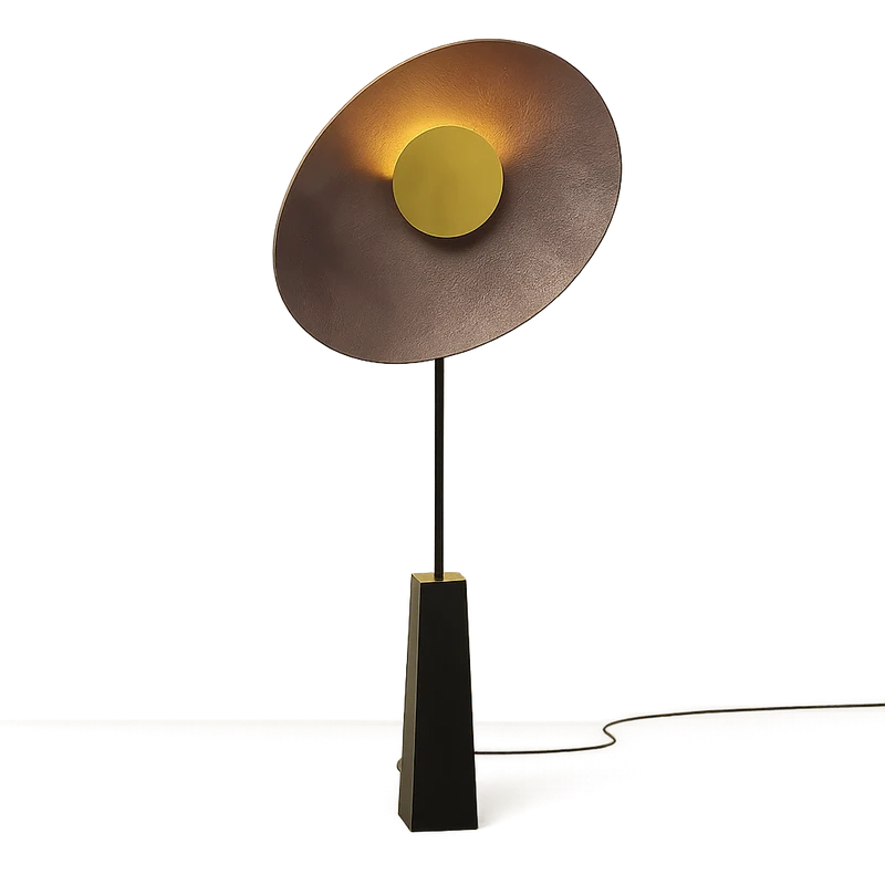 Island Bronze Disc Floor Lamp | CLBZX02