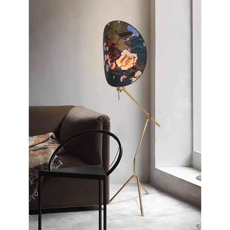 Art Deco Botanical Glass Floor Lamp | CLXDR025