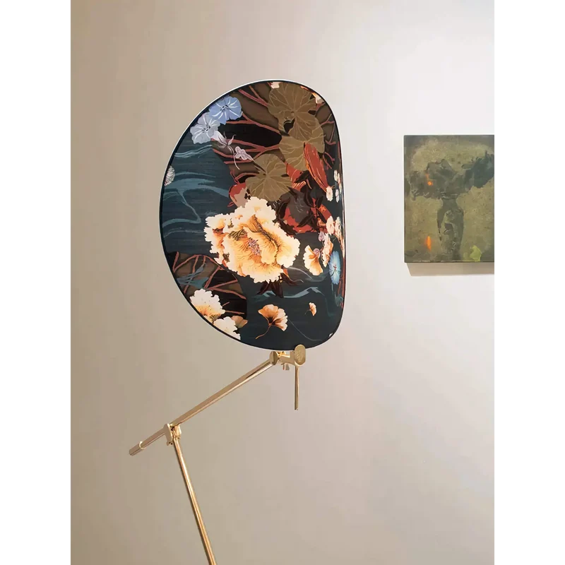 Art Deco Botanical Glass Floor Lamp | CLXDR025