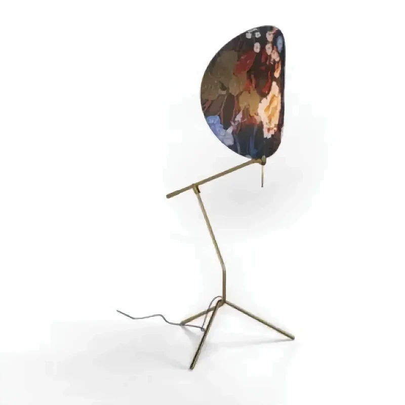 Art Deco Botanical Glass Floor Lamp | CLXDR025