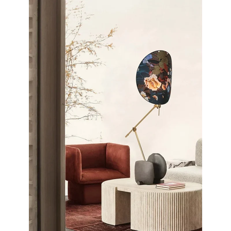 Art Deco Botanical Glass Floor Lamp | CLXDR025