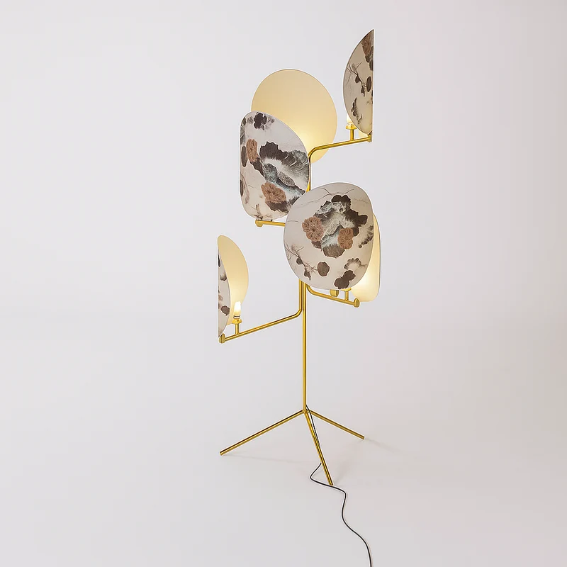 Twig Botanical Glass Floor Lamp | CLZZ025SD