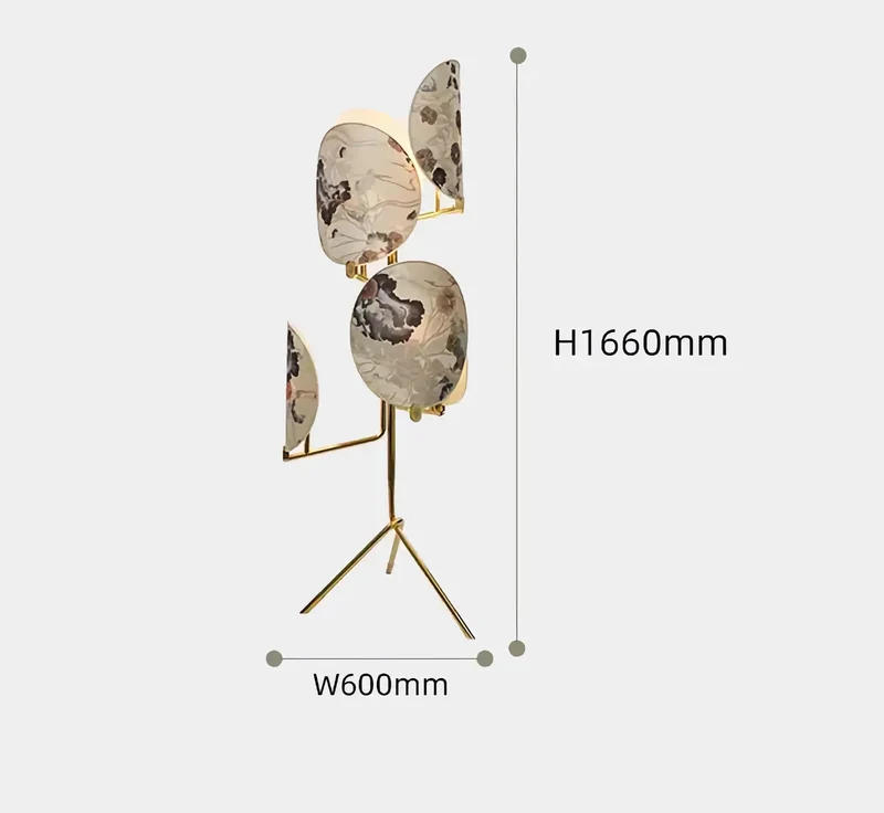 Twig Botanical Glass Floor Lamp | CLZZ025SD