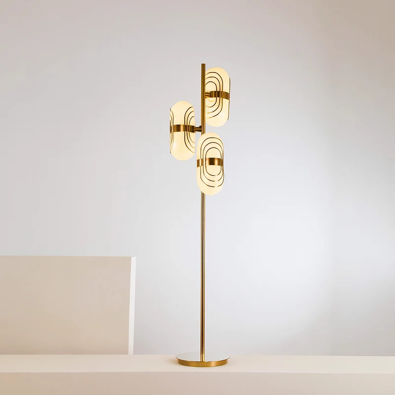 Tris 3-Light Floor Lamp | CLSW025D