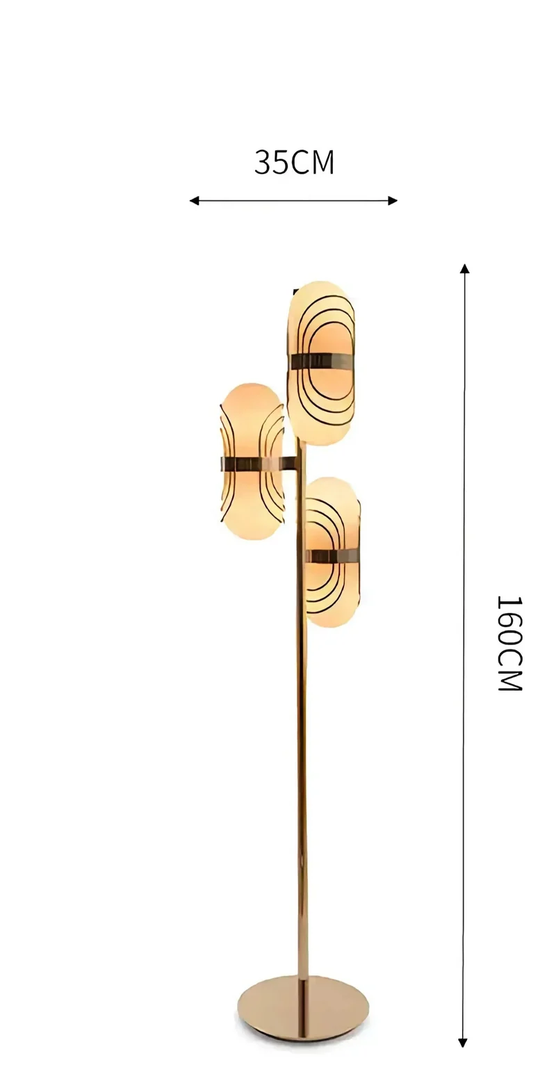 Tris 3-Light Floor Lamp | CLSW025D