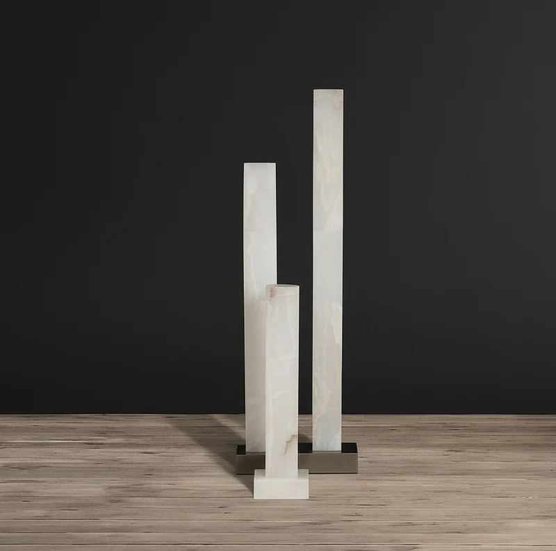 Alabaster Column Floor Lamp | CLKY085