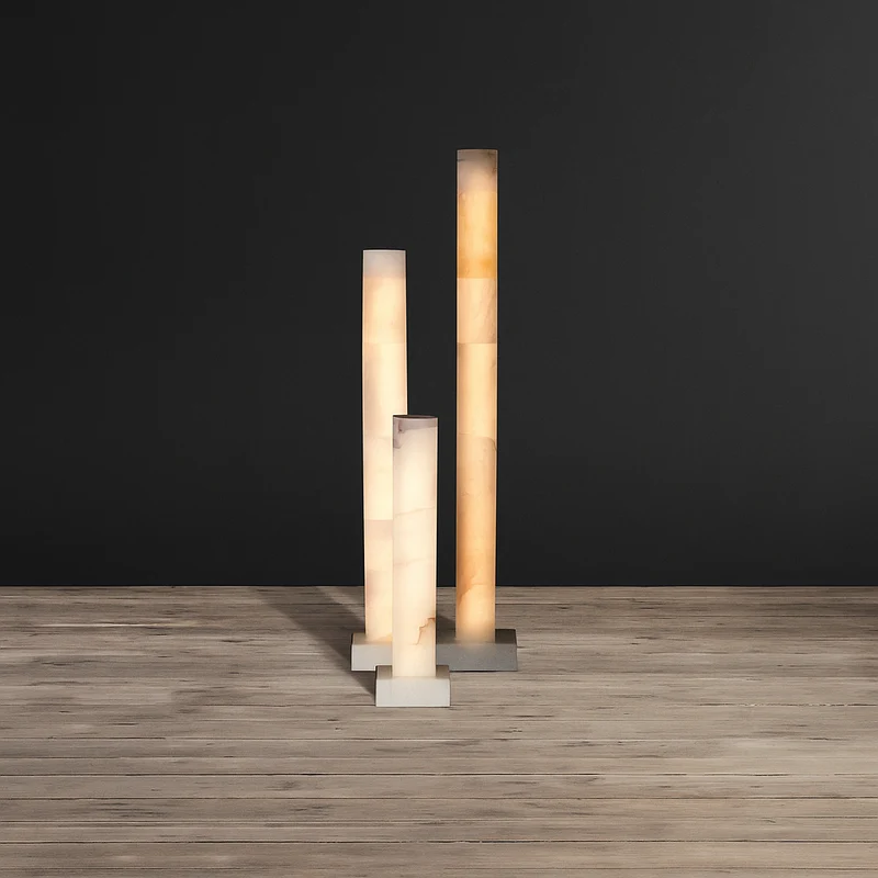 Alabaster Column Floor Lamp | CLKY085
