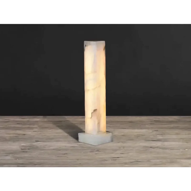 Alabaster Column Floor Lamp | CLKY085