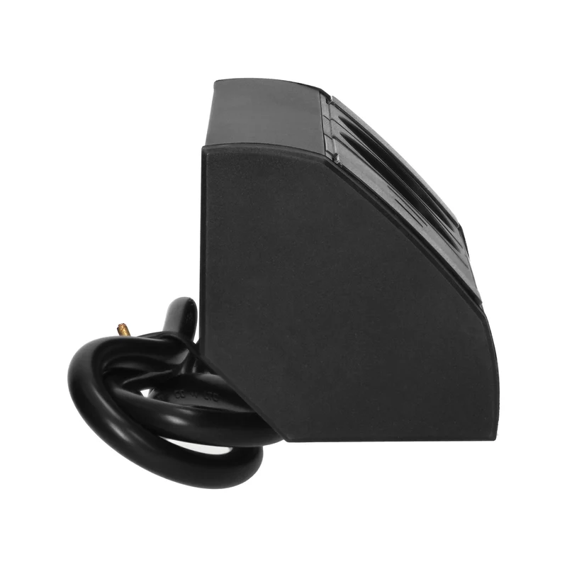 Trano Möbel-Steckdose schwarz | 2x/3x Schuko + USB A+C | 230V, 3680W, IP20, Kabel 0,6m, moderne Einbau-Steckdosenleiste