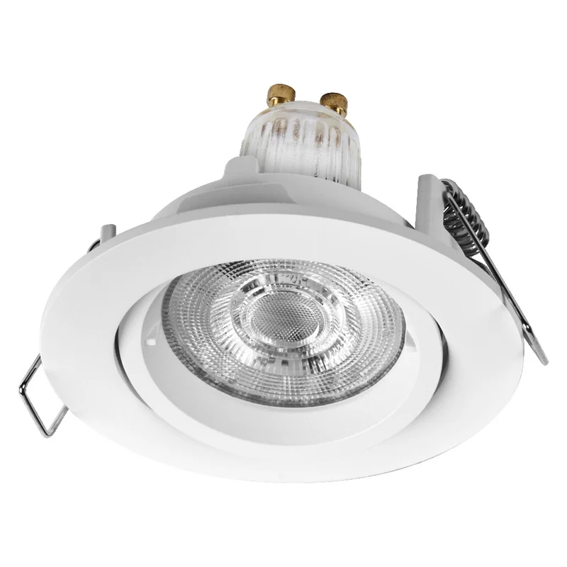 OSRAM LED Spot Recess Einbaustrahler Set Twistlock GU10 Adjustable 2.6W 827 Weiß ⌀75 mm
