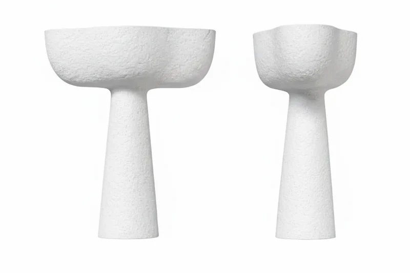 Tall Plaster Floor Lamp | Cassia | CLBBGT027
