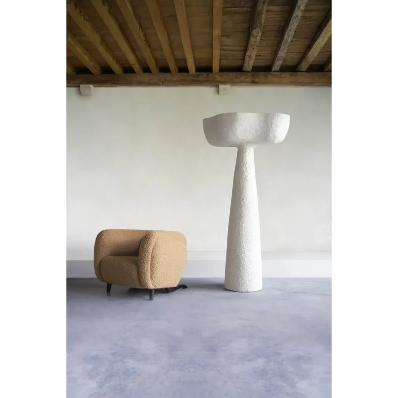 Tall Plaster Floor Lamp | Cassia | CLBBGT027