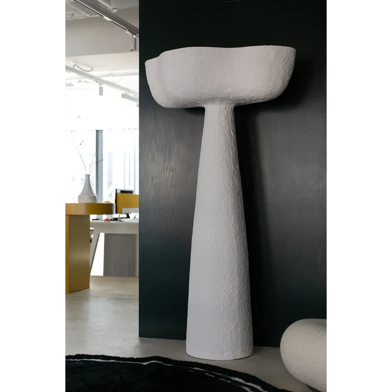 Tall Plaster Floor Lamp | Cassia | CLBBGT027