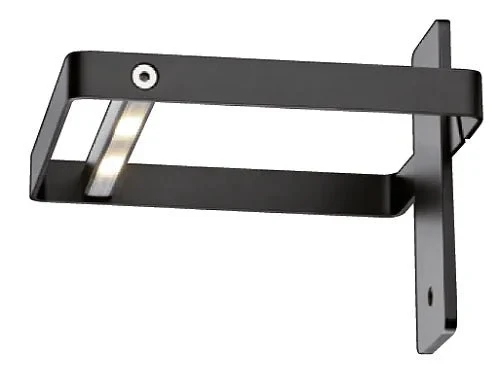 LED Tischlampe & Wandleuchte ORING Schwarz – modernes Design Made in Italy