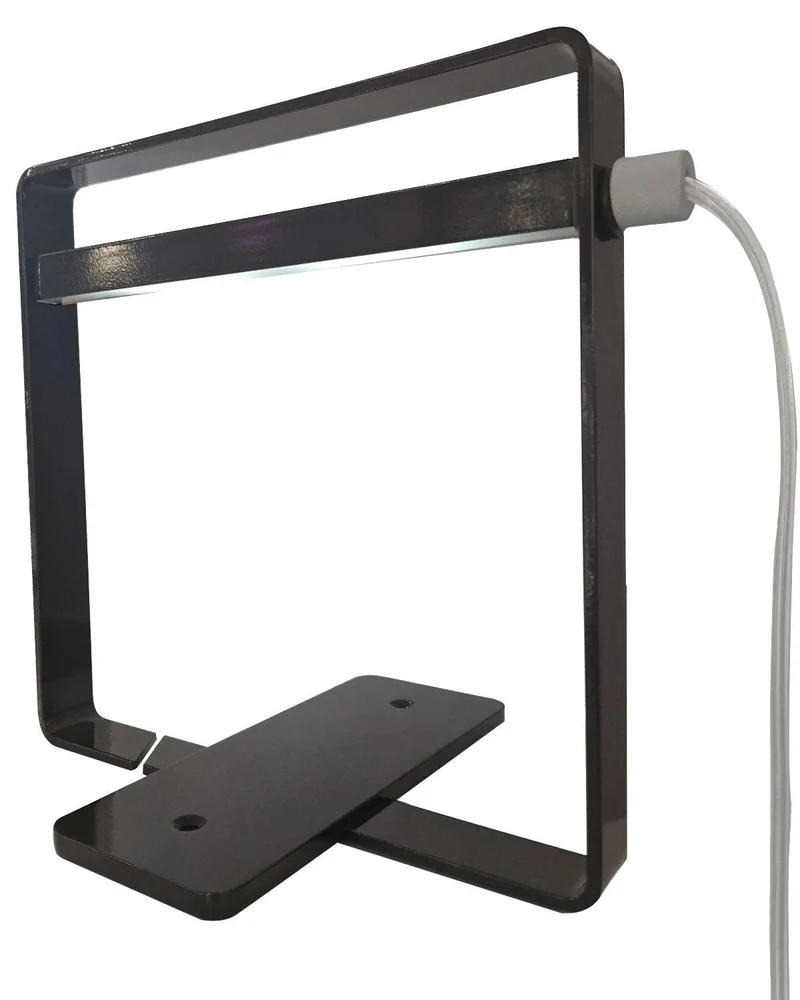 LED Tischlampe & Wandleuchte ORING Schwarz – modernes Design Made in Italy