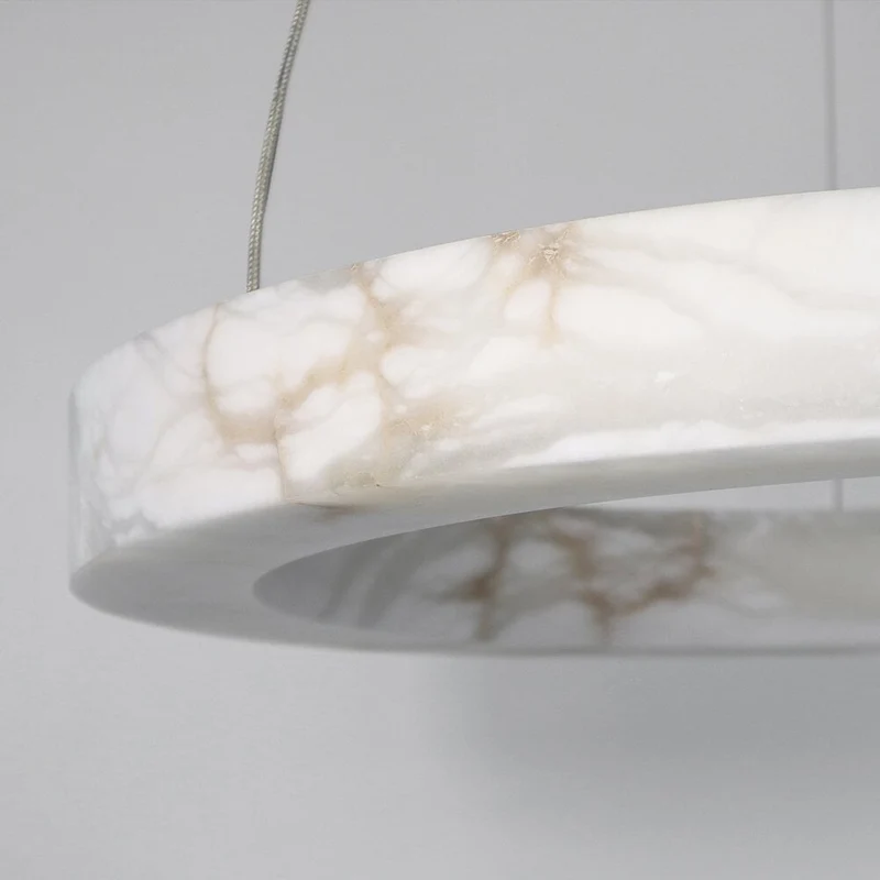 3-Tier Round Alabaster Chandelier | CLVC0212