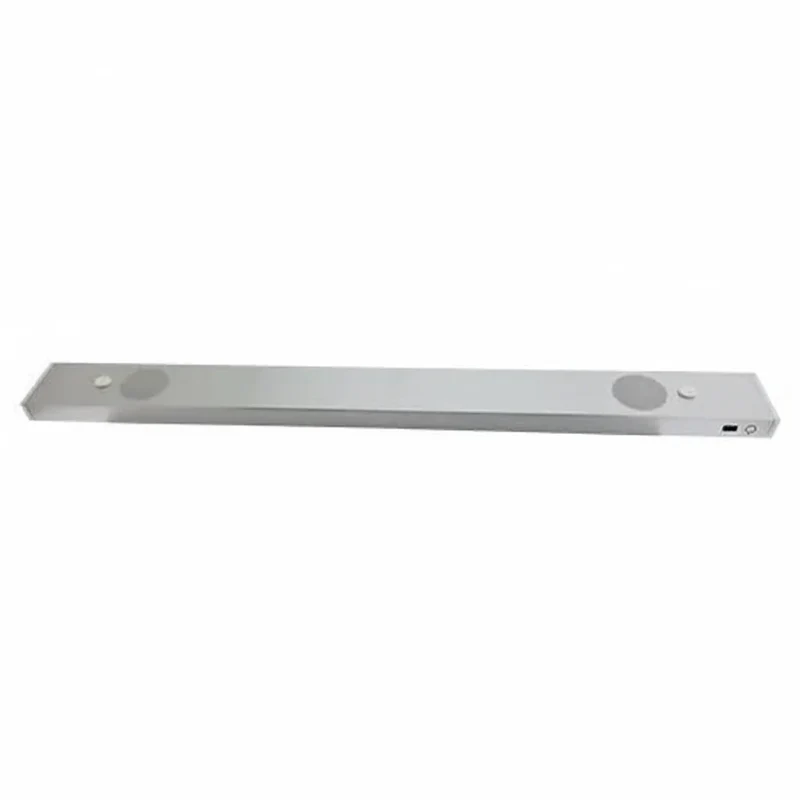 Bern Plus S LED-Unterbauleuchte 53 cm – 2×3 W, neutralweiß, mit Bewegungssensor, silber