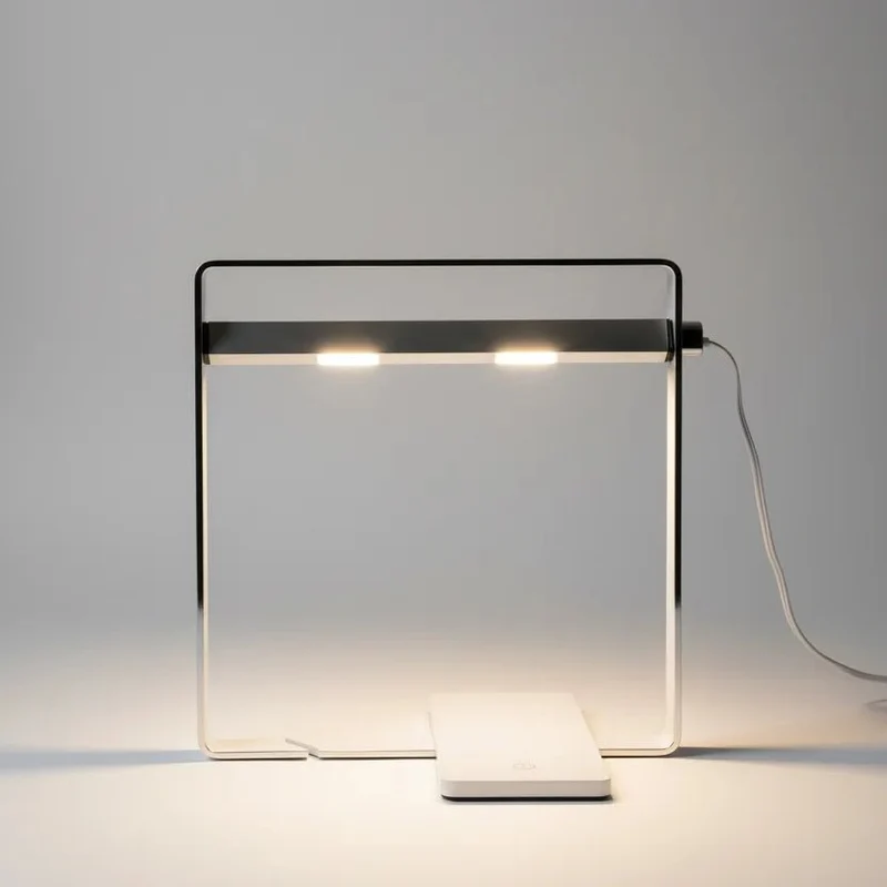 LED Tischlampe Oring 7W – Design-Schreibtischleuchte Weiß mit drehbarem Kopf