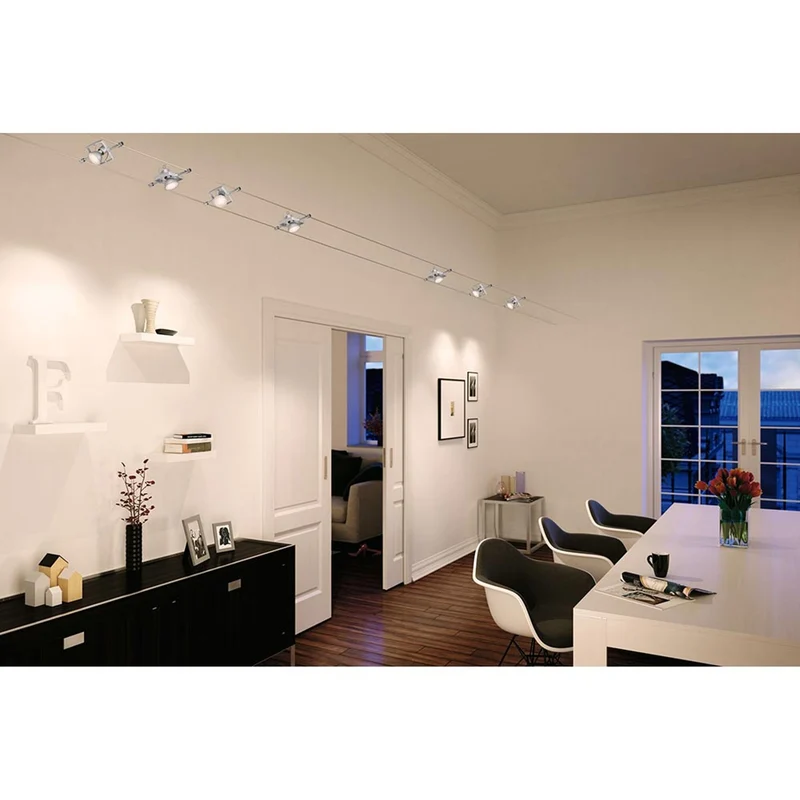 GU5,3 6,5W LED Reflektor Dimmbar 4000K Chrom-Matt