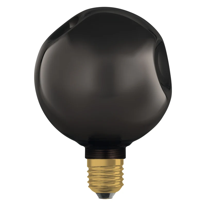 OSRAM DECOR LED-Lampe Elektroglas klein schwarz