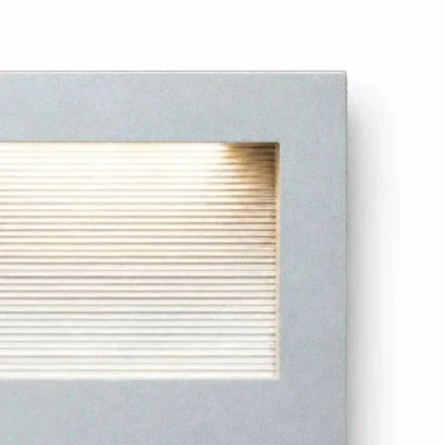 XXL LED Wandeinbauleuchte „Stella“ – 230V Stufenlampe, eckig, warmweiß 3000K