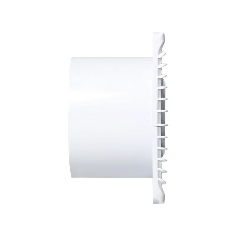 Trano Badezimmerlüfter 100mm Wandmontage mit Zugschalter – 93 m³/h Luftleistung, 26 dB, 8W, 135x135mm, flach & kompakt