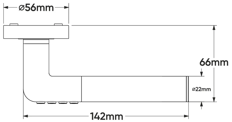 Trano Smart Griff, Elektronische Drückergarnitur mit PIN & Bluetooth 4.0 – IP44, für Türen 38–58 mm, schwarz oder silber, beleuchtet, 2×CR2